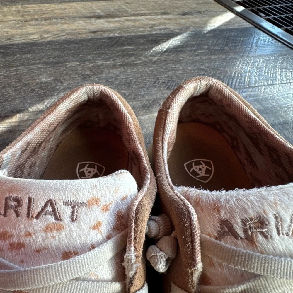 Ariat Women's Hilo Hair Calf Leather Slip On Sneakers - Picture 7 of 8